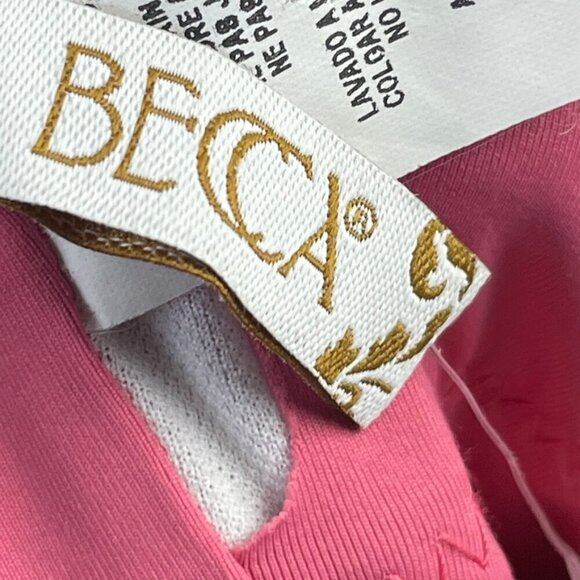 NWT Becca by Rebecca Virtue Over The Shoulder One Piece Swimsuit Size L Belt - Picture 9 of 12